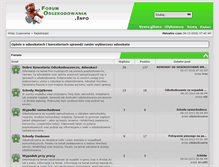 Tablet Screenshot of forumodszkodowania.info